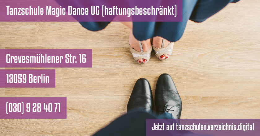 Tanzschule Magic Dance UG (haftungsbeschränkt) auf tanzschulen.verzeichnis.digital