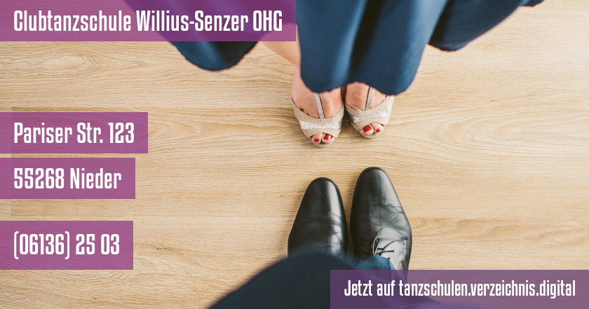 Clubtanzschule Willius-Senzer OHG auf tanzschulen.verzeichnis.digital
