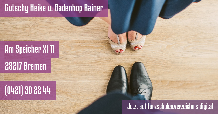 Gutschy Heike u. Badenhop Rainer auf tanzschulen.verzeichnis.digital