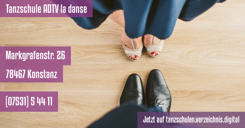 Tanzschule ADTV la danse auf tanzschulen.verzeichnis.digital
