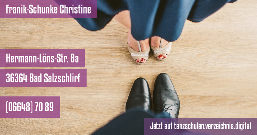 Franik-Schunke Christine auf tanzschulen.verzeichnis.digital