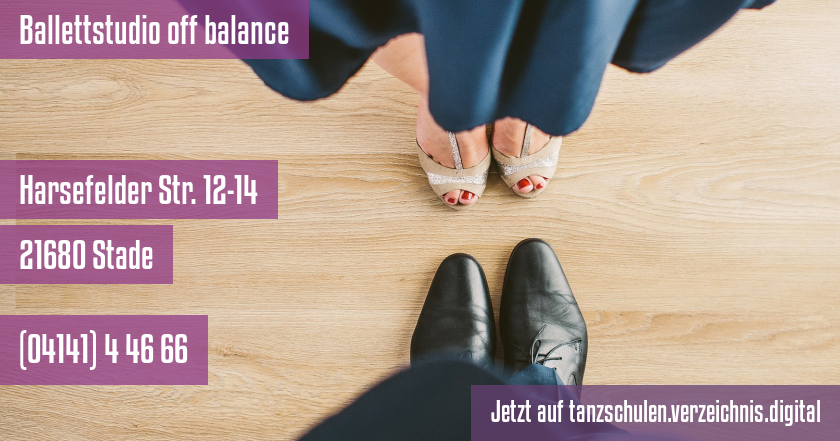 Ballettstudio off balance auf tanzschulen.verzeichnis.digital