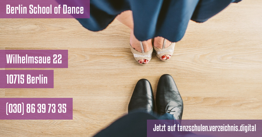 Berlin School of Dance auf tanzschulen.verzeichnis.digital
