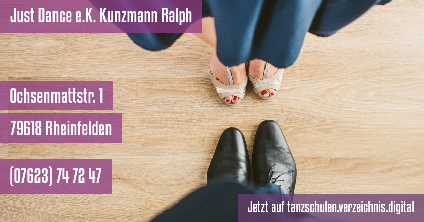 Just Dance e.K. Kunzmann Ralph auf tanzschulen.verzeichnis.digital