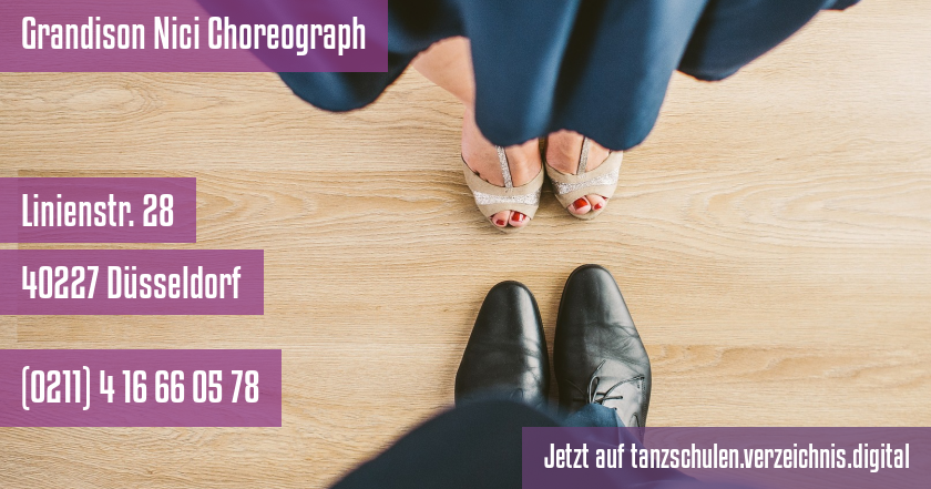 Grandison Nici Choreograph auf tanzschulen.verzeichnis.digital