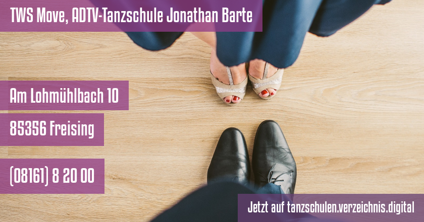 TWS Move, ADTV-Tanzschule Jonathan Barte auf tanzschulen.verzeichnis.digital