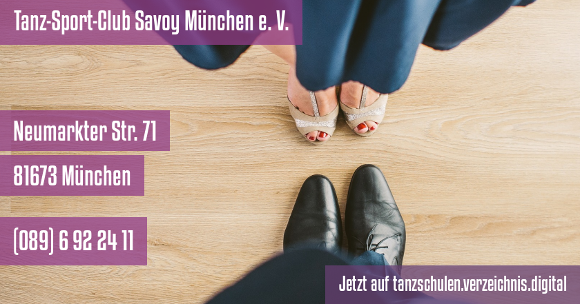 Tanz-Sport-Club Savoy München e. V. auf tanzschulen.verzeichnis.digital