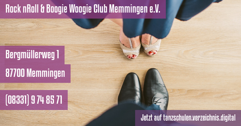 Rock nRoll & Boogie Woogie Club Memmingen e.V. auf tanzschulen.verzeichnis.digital