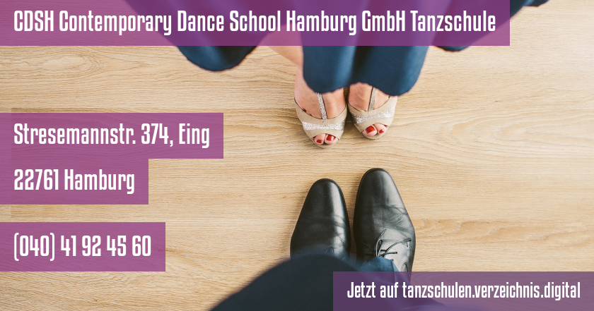 CDSH Contemporary Dance School Hamburg GmbH Tanzschule auf tanzschulen.verzeichnis.digital