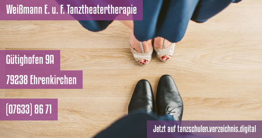 Weißmann E. u. F. Tanztheatertherapie auf tanzschulen.verzeichnis.digital