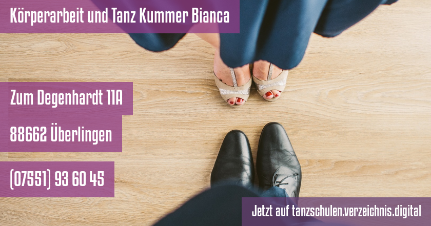 Körperarbeit und Tanz Kummer Bianca auf tanzschulen.verzeichnis.digital