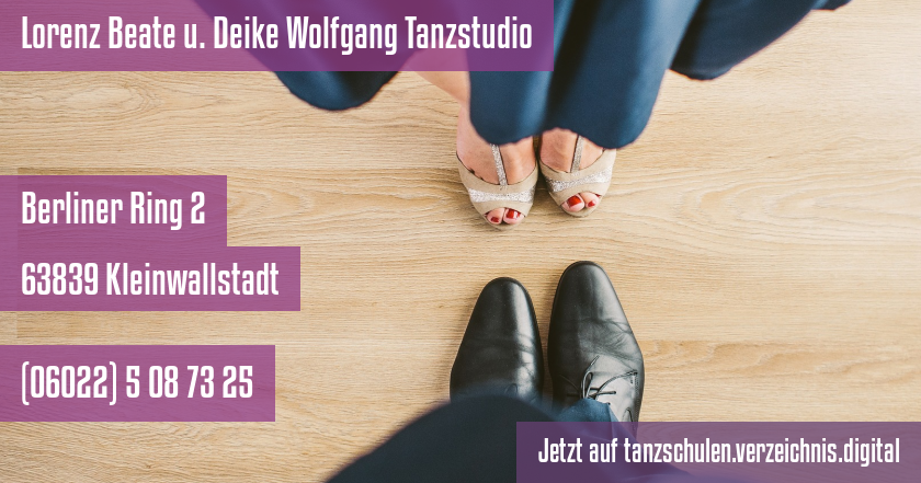 Lorenz Beate u. Deike Wolfgang Tanzstudio auf tanzschulen.verzeichnis.digital