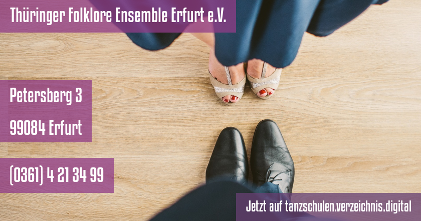 Thüringer Folklore Ensemble Erfurt e.V. auf tanzschulen.verzeichnis.digital